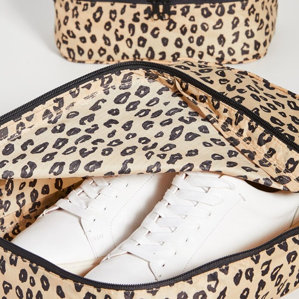 NWOT Baggu Packing Cube Small - Honey Leopard - Picture 5 of 5